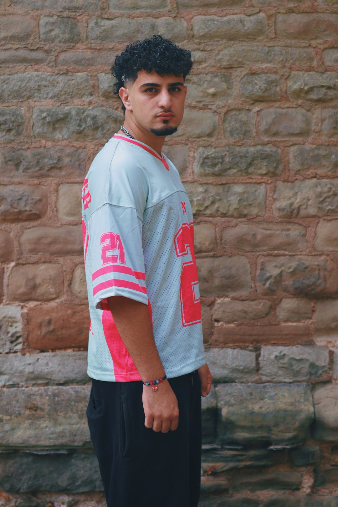 Boxy sports jersey