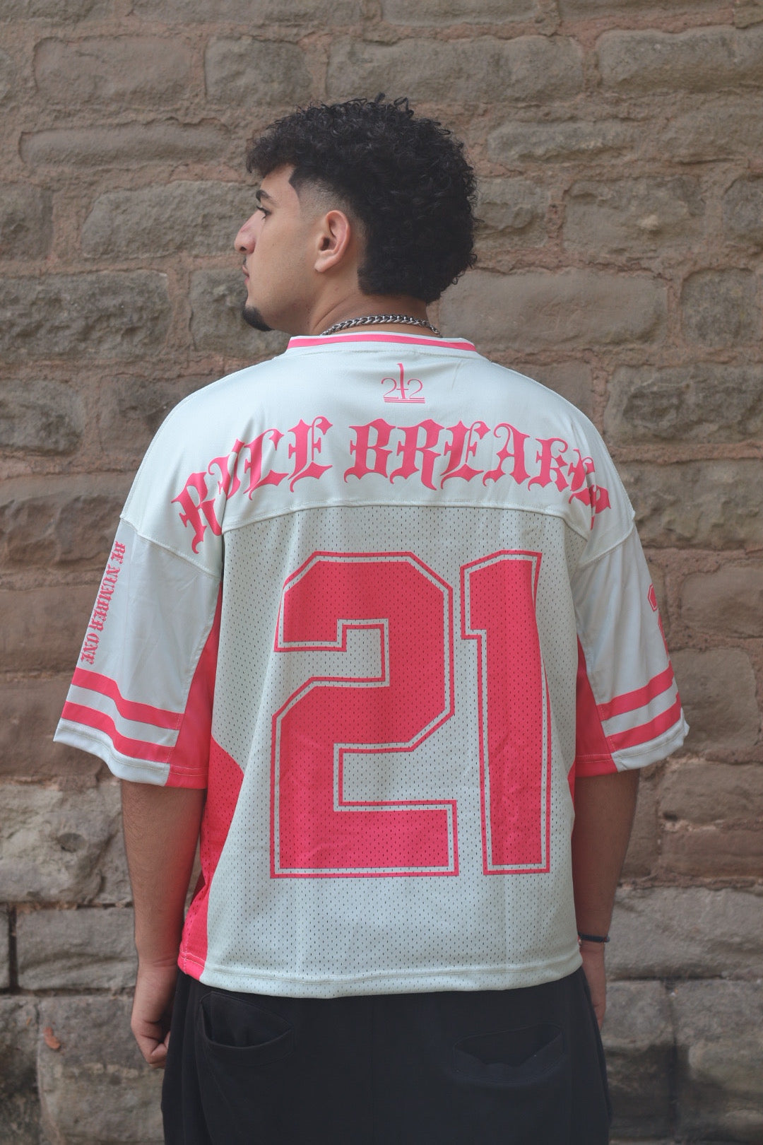 Boxy sports jersey