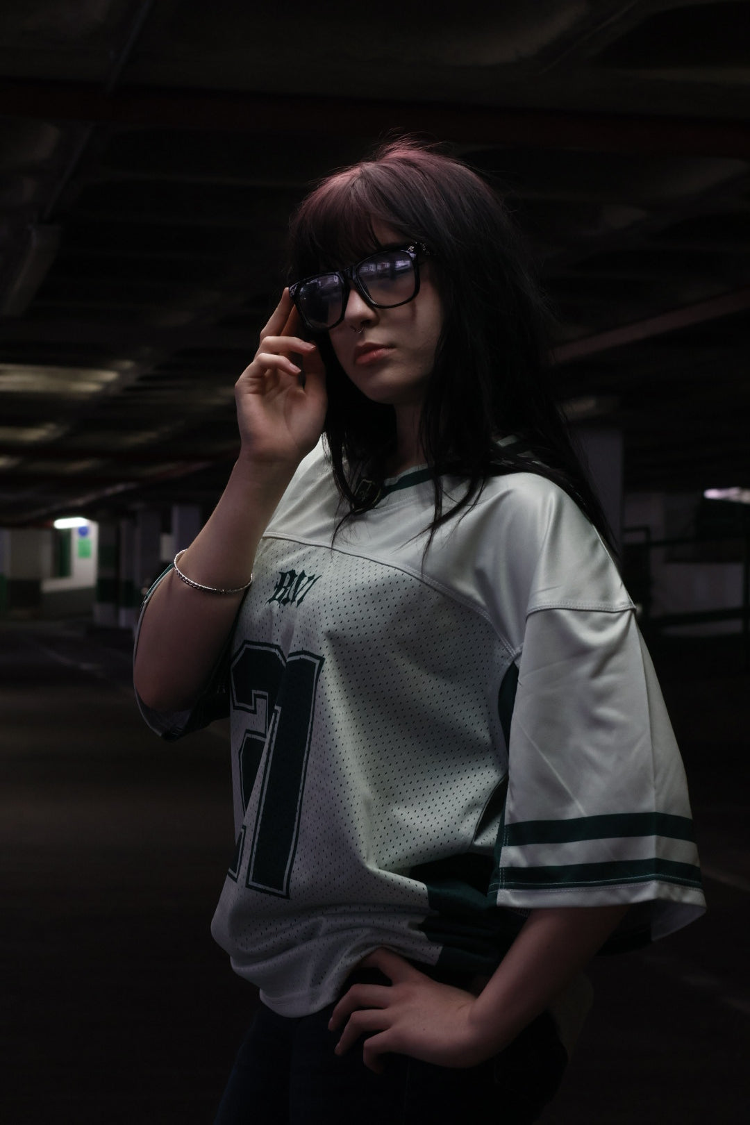 Boxy sports jersey