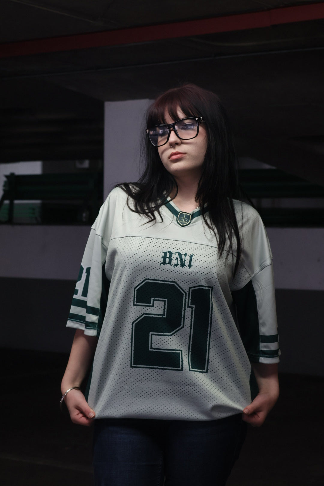 Boxy sports jersey