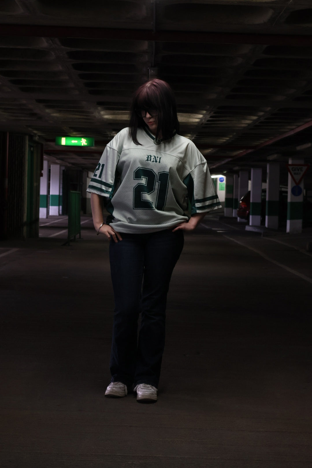 Boxy sports jersey