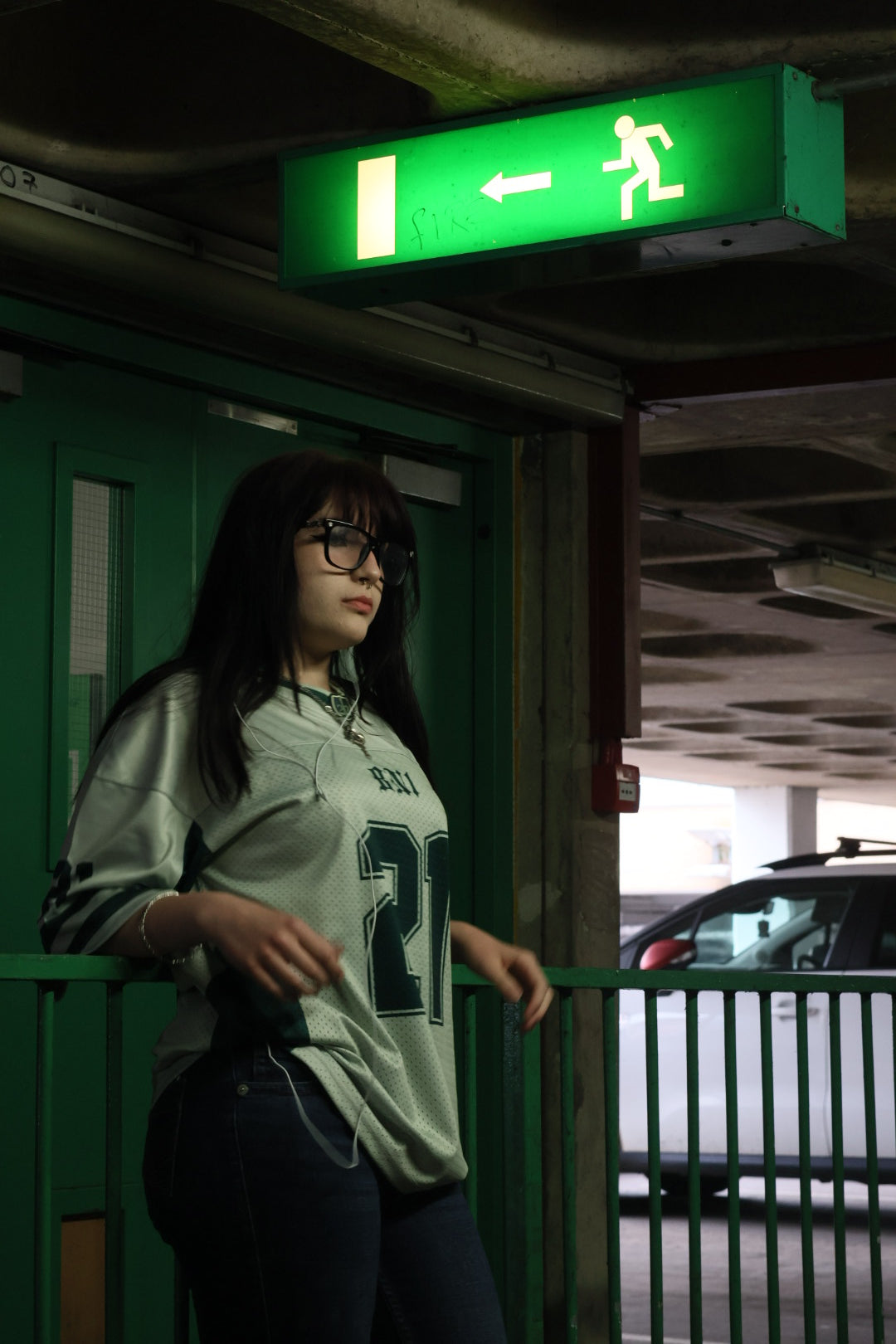 Boxy sports jersey
