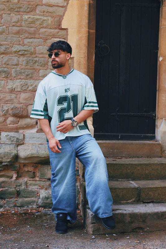 Boxy sports jersey
